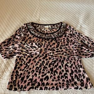 Blouse animal print